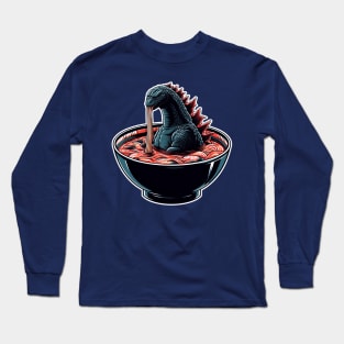 Godzilla Ramen 3 Long Sleeve T-Shirt